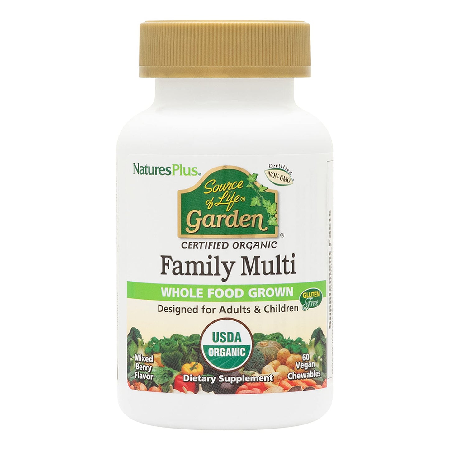 SOL GARDEN ORGANIC MENS MULTI TAB 90